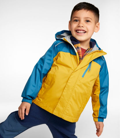 Kids' Trail Model Rain Jacket, Colorblock L.L.Bean Featured