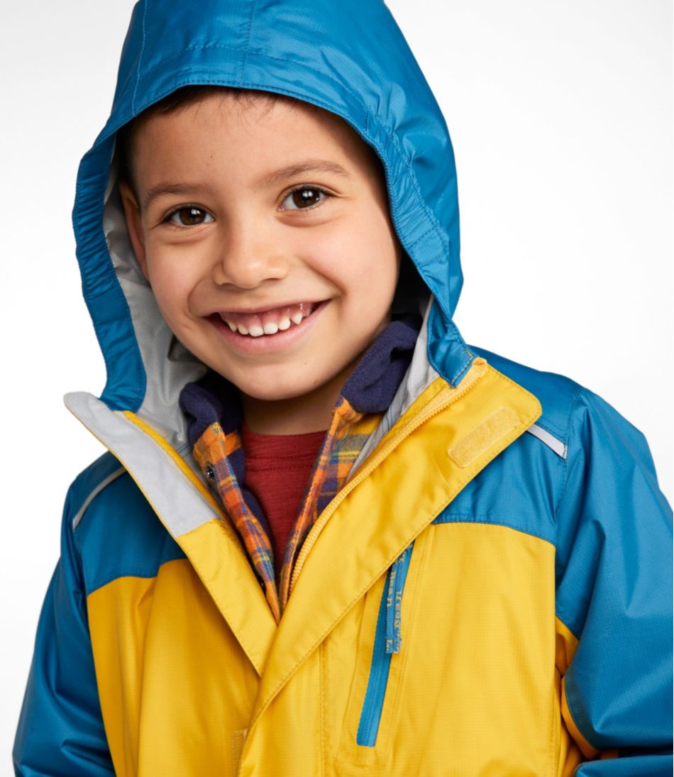 Kids' Trail Model Rain Jacket, Colorblock L.L.Bean Featured