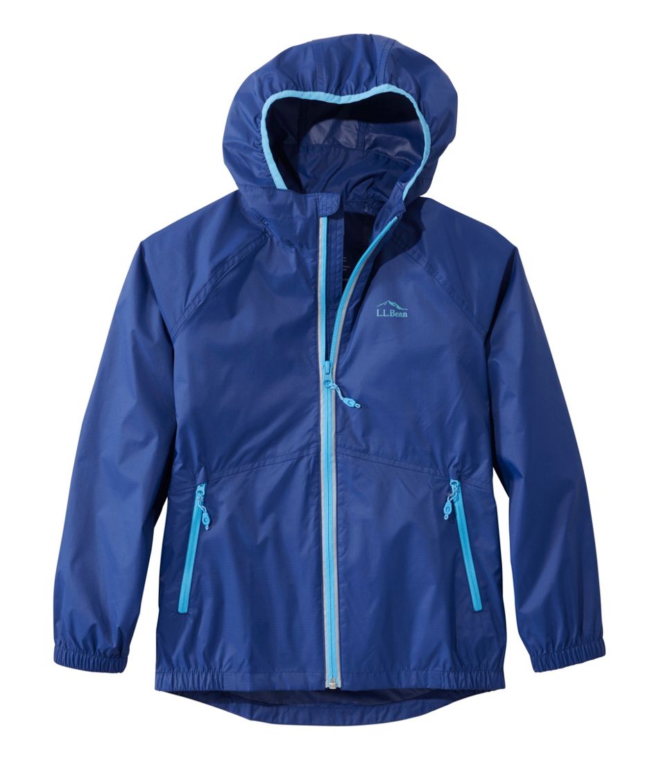 Kids' Wind and Rain Jacket, Reflective Zipper L.L.Bean Trending