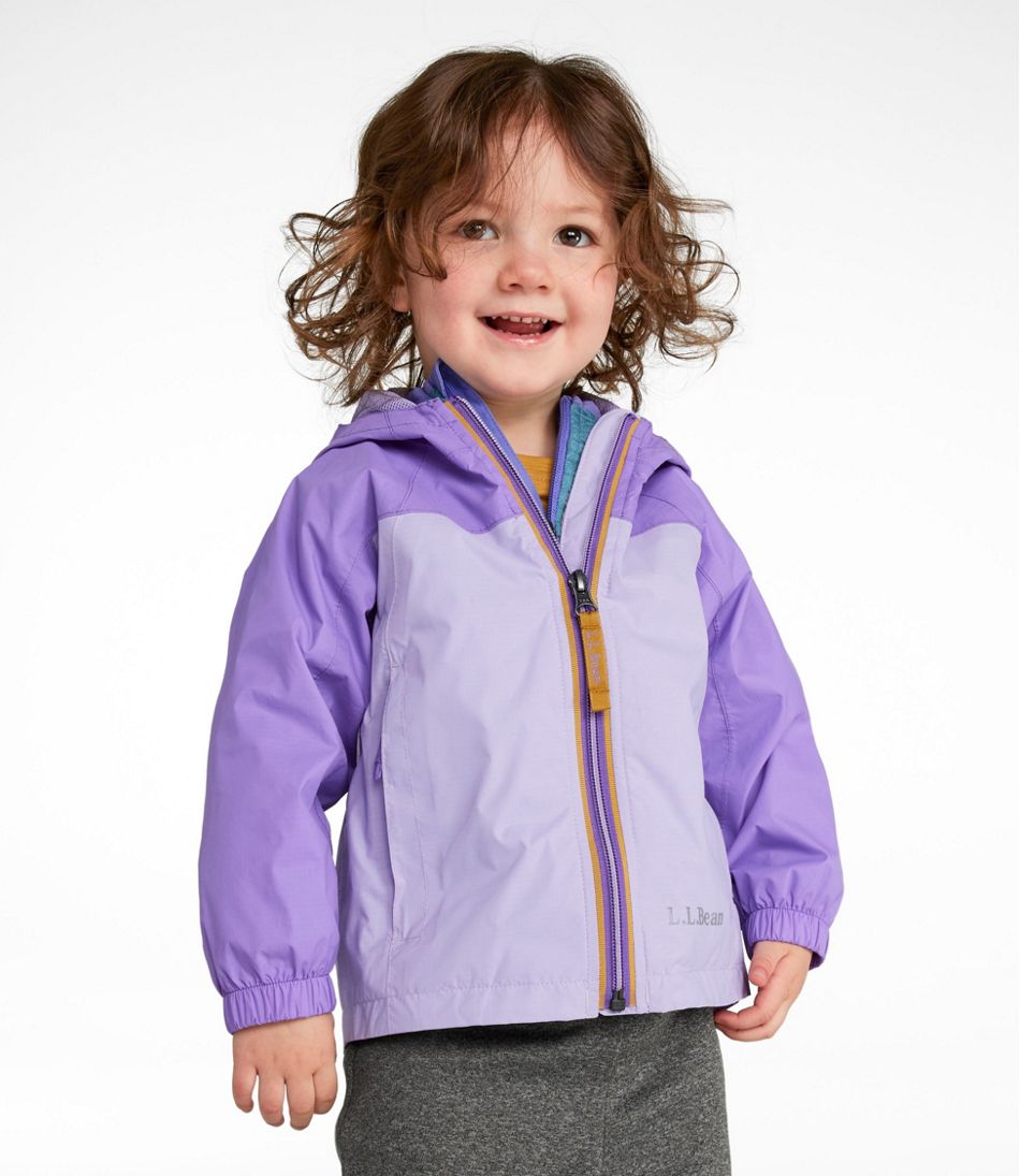 Toddlers' Discovery Rain Jacket, Colorblock L.L.Bean Essential