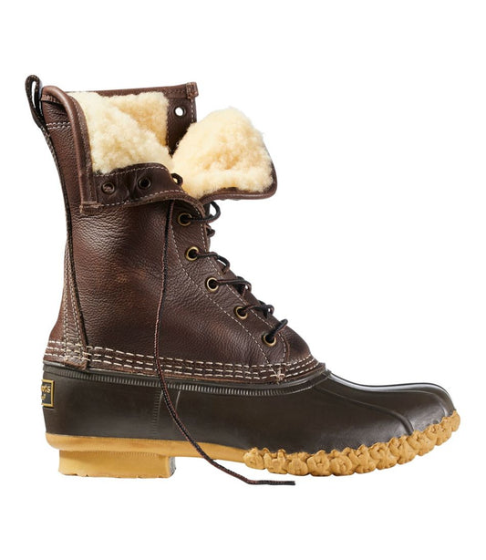 Women's Shearling Lined Bean Boots, 10 Inch L.L.Bean Trending
