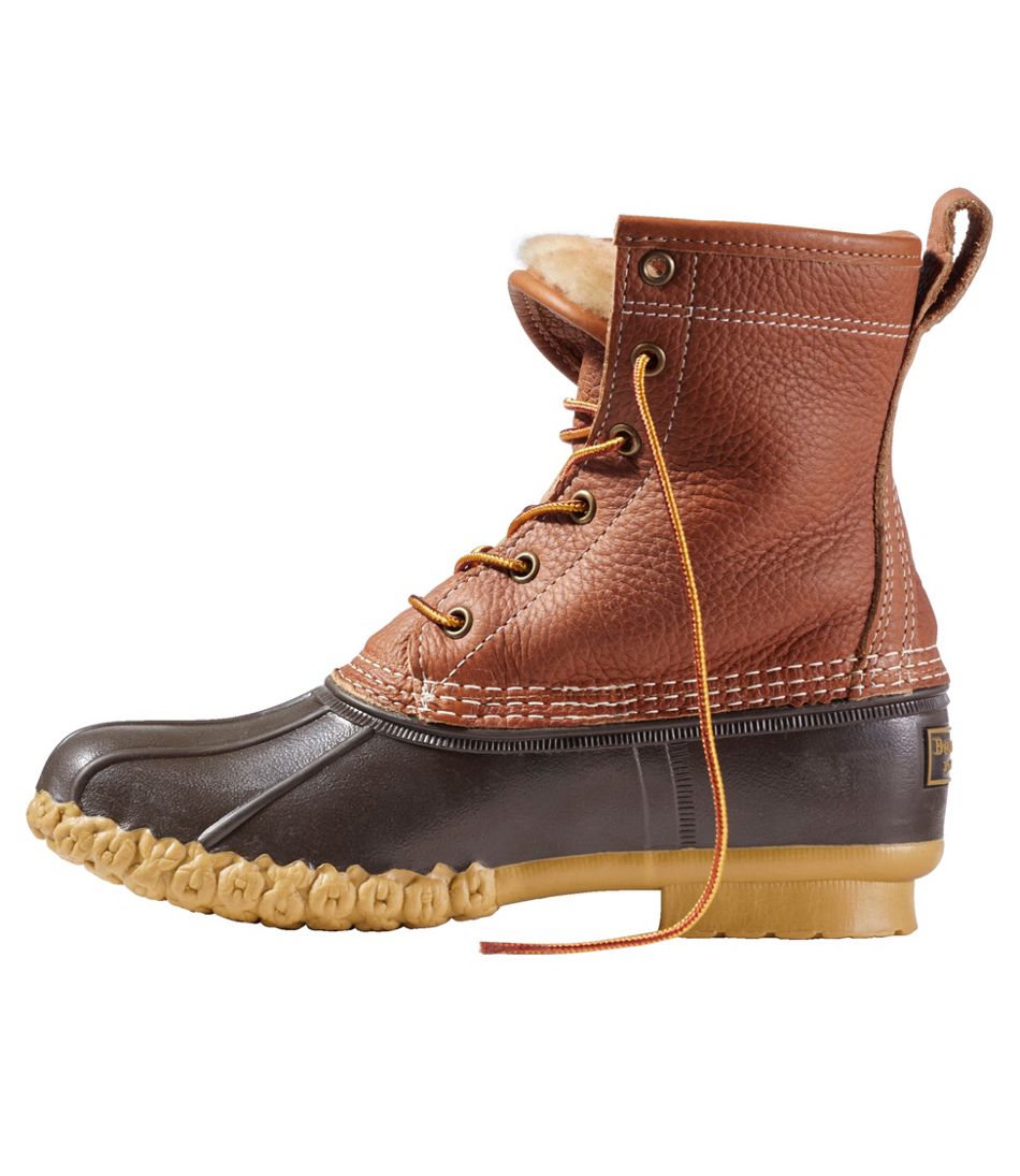 Women's Bean Boots, 8" Shearling-Lined Insulated L.L.Bean Recommended