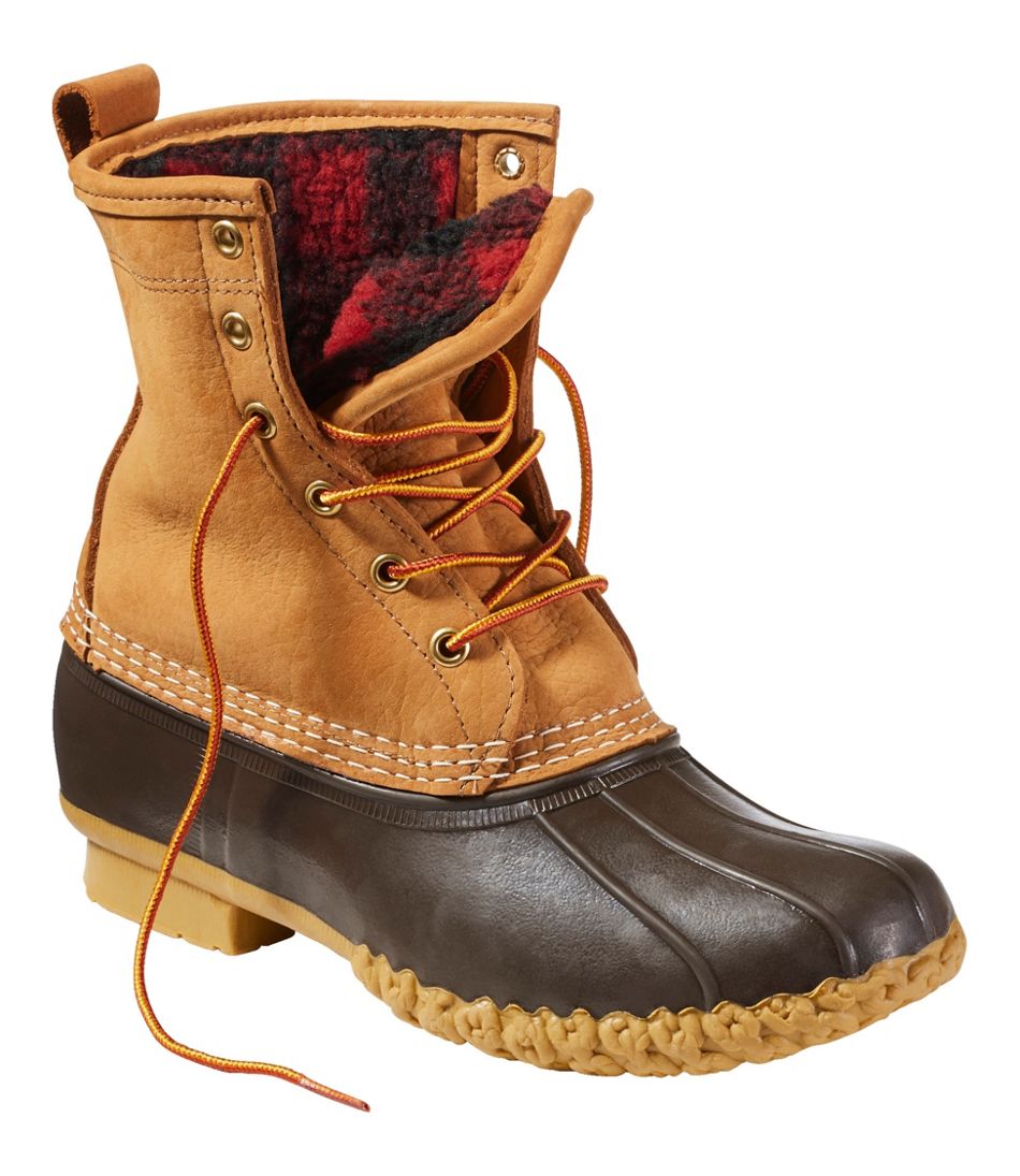 Women's Bean Boots, 8" Fleece-Lined Insulated L.L.Bean Classic
