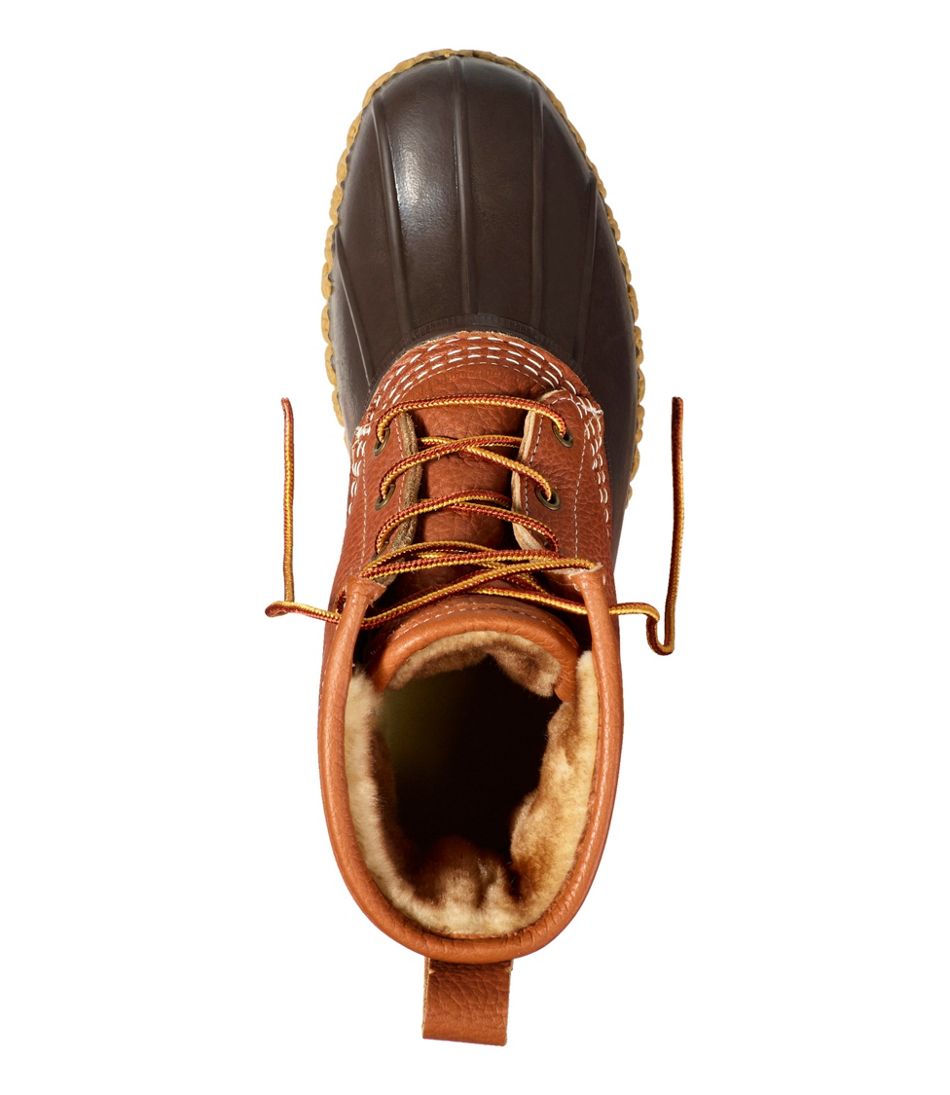 Men's Bean Boots, 8" Shearling-Lined Insulated L.L.Bean Top Pick