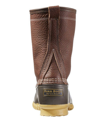 Men's Bean Boots, 10" Shearling-Lined Tumbled Leather L.L.Bean Classic