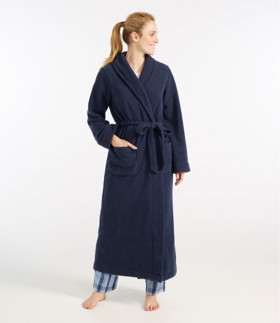 Women's Winter Fleece Robe, Wrap-Front L.L.Bean Recommended