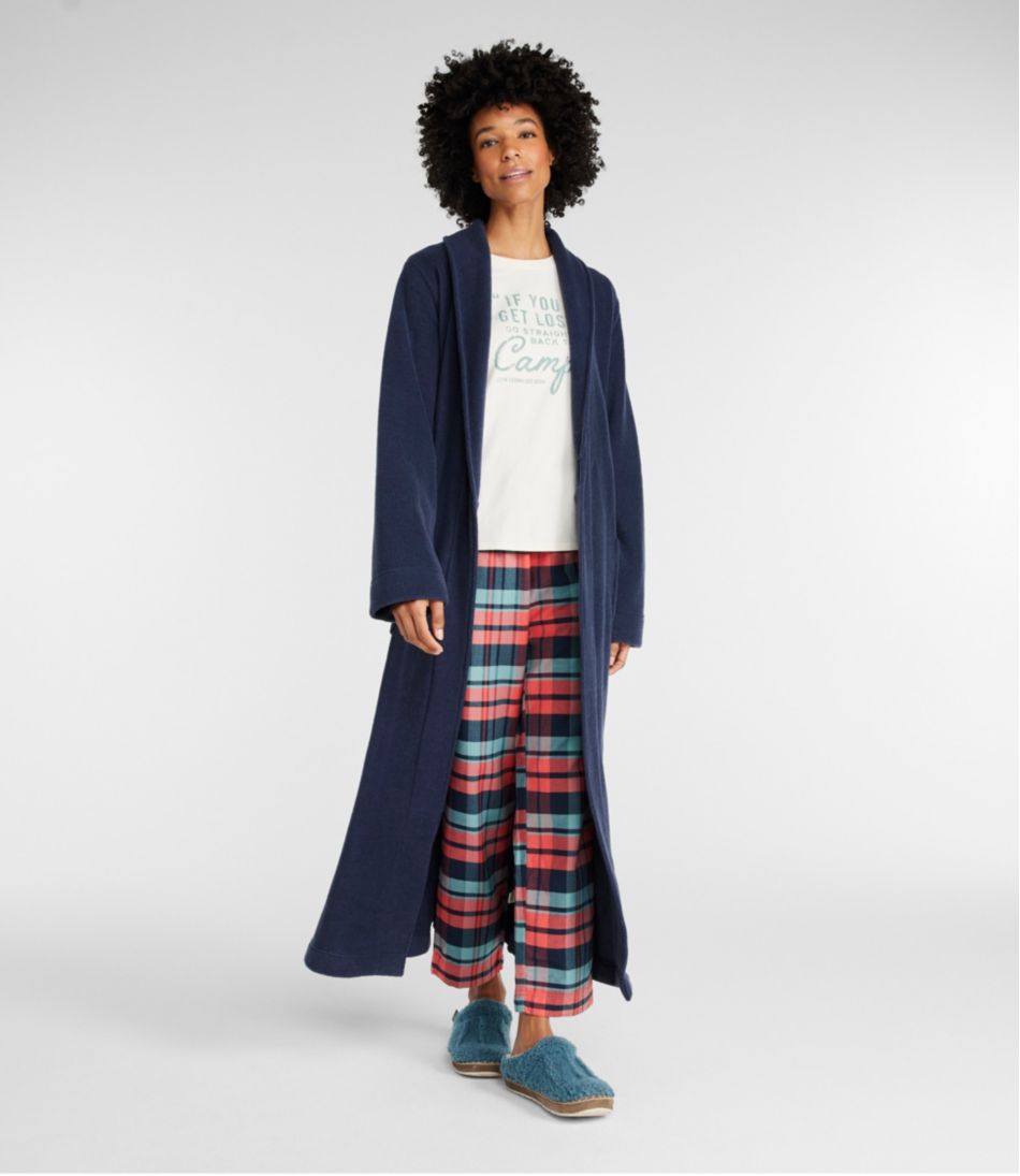 Women's Winter Fleece Robe, Wrap-Front L.L.Bean Recommended