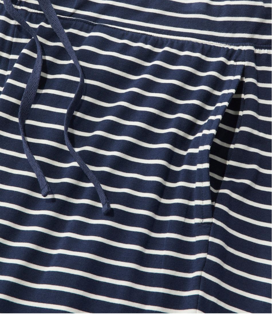 Women's Super-Soft Shrink-Free Button Front Pajama Set, Stripe L.L.Bean Classic