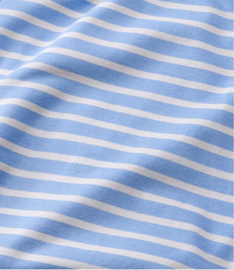 Women's Super-Soft Shrink-Free Button Front Pajama Set, Stripe L.L.Bean Classic