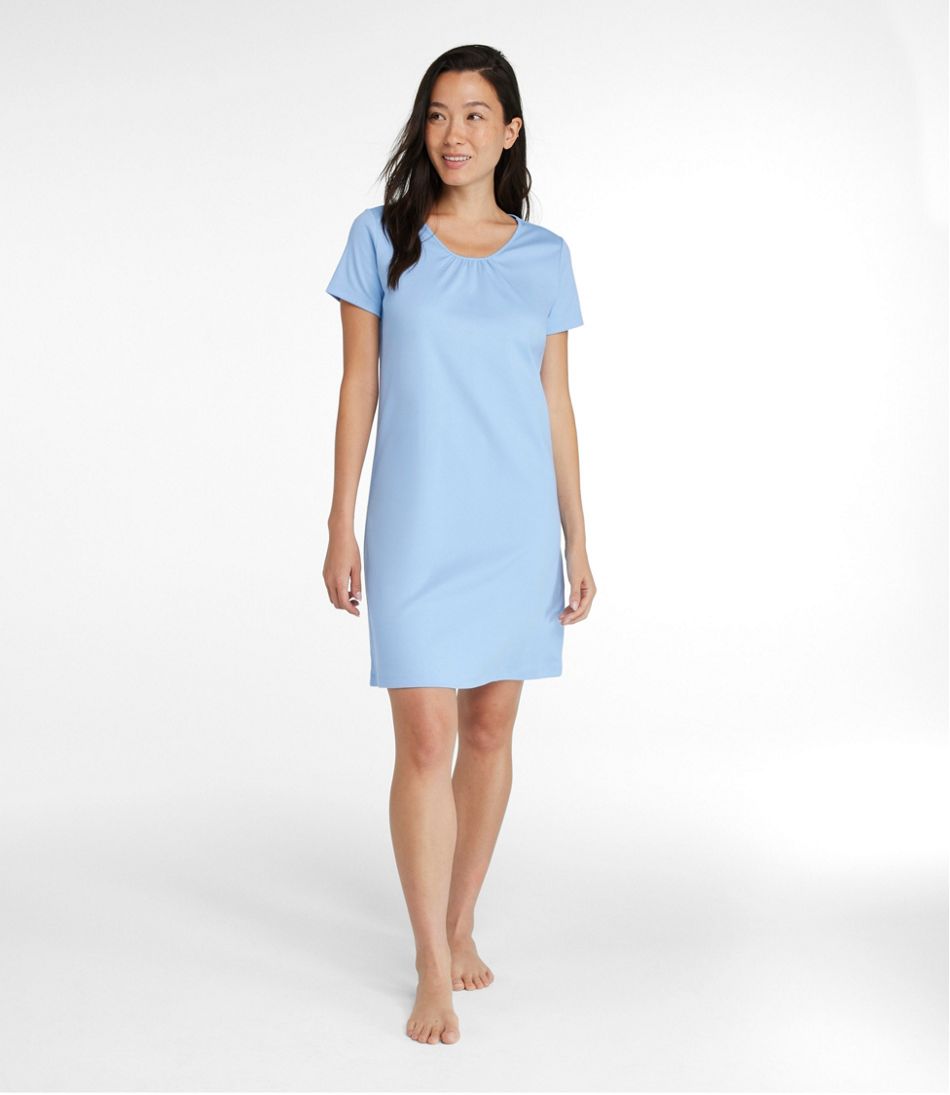 Women's Supima® Nightgown, Short-Sleeve L.L.Bean Value