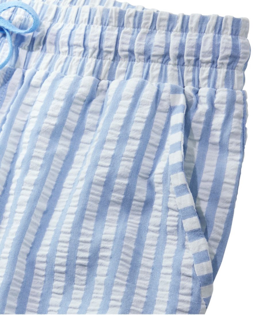 Women's Bean's Seacoast Seersucker Short Set L.L.Bean New