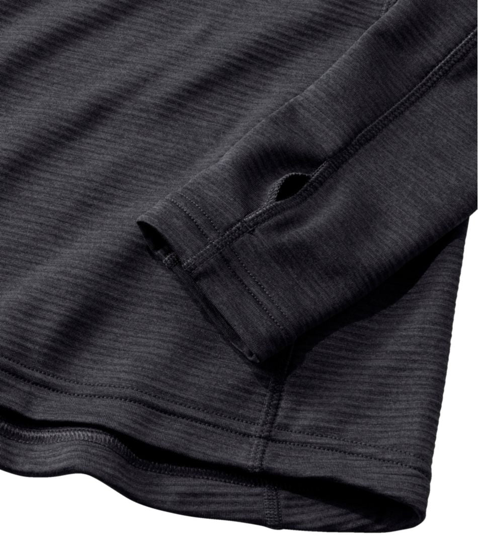Women's L.L.Bean Midweight Base Layer Crew Top, 1/4 Zip L.L.Bean Featured