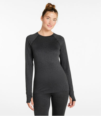 Women's L.L.Bean Simple Soft Base Layer, Crew L.L.Bean Popular