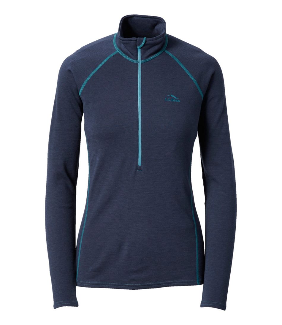 Women's Cresta Midweight 250 T-Zip Top L.L.Bean Classic