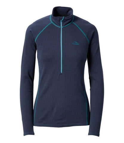 Women's Cresta Midweight 250 T-Zip Top L.L.Bean Classic
