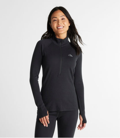 Women's Cresta Midweight 250 T-Zip Top L.L.Bean Classic