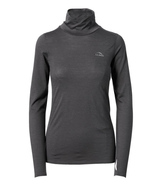 Women's Cresta Wool Ultralight 150 Turtleneck L.L.Bean Featured