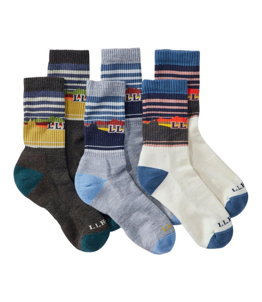 Adults' Katahdin Hiker Socks Gift Set, 3-Pack L.L.Bean Best Seller