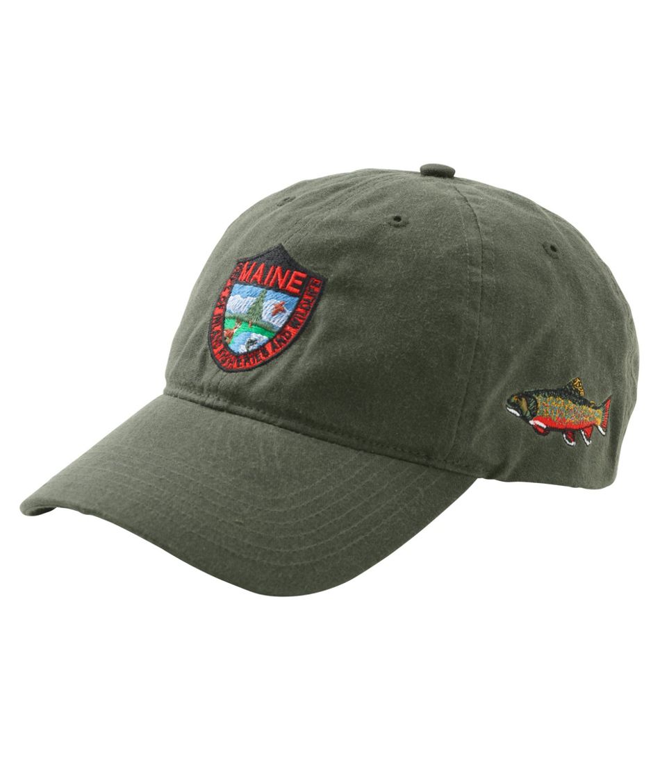 Adults' MIF&W Waxcloth Hat, Brook Trout L.L.Bean Classic