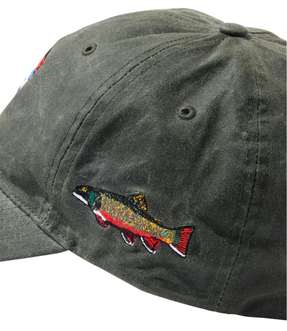 Adults' MIF&W Waxcloth Hat, Brook Trout L.L.Bean Classic