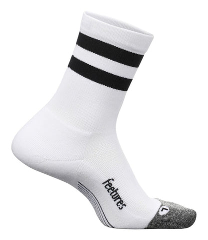 Adults' Feetures Mini Crew Stripe Light Cushion Socks L.L.Bean Popular