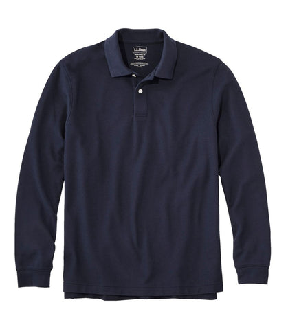 Men's Premium Double L® Polo, Long-Sleeve Without Pocket L.L.Bean Essential