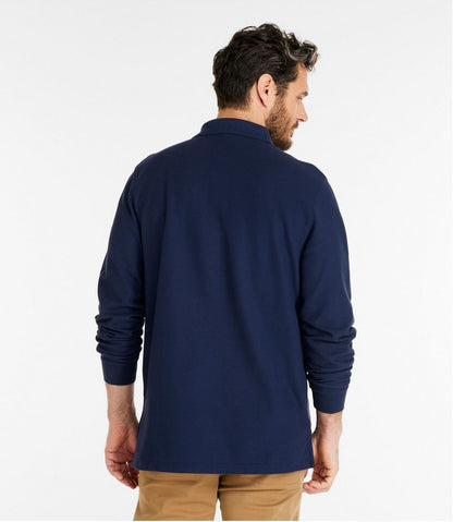 Men's Premium Double L® Polo, Long-Sleeve Without Pocket L.L.Bean Essential