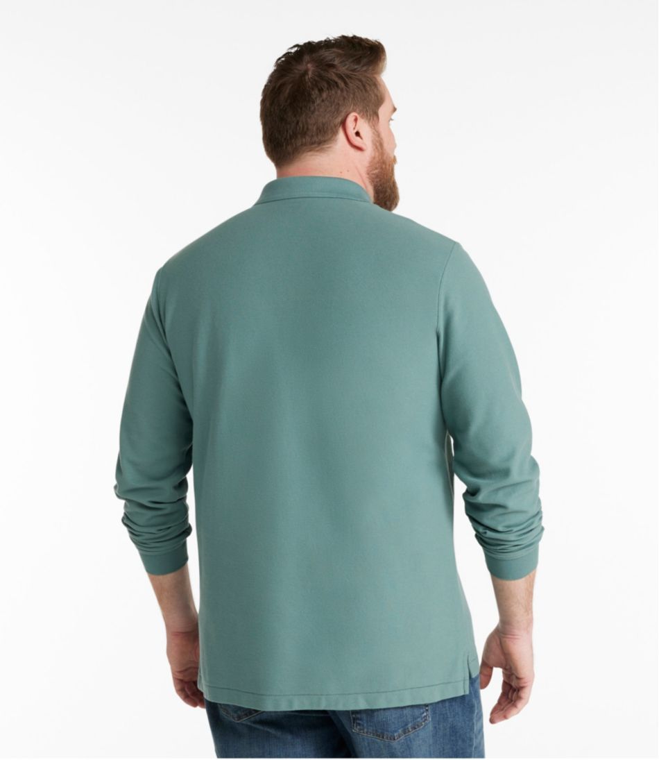 Men's Premium Double L® Polo, Long-Sleeve Without Pocket L.L.Bean Essential