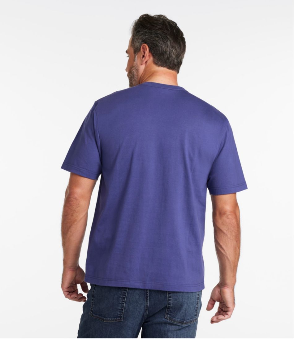 Men's Carefree Unshrinkable Tee with Pocket, Traditional Fit L.L.Bean Value