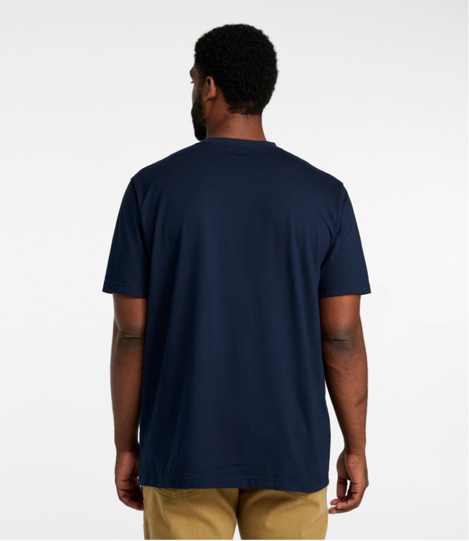 Men's Carefree Unshrinkable Tee with Pocket, Traditional Fit L.L.Bean Value