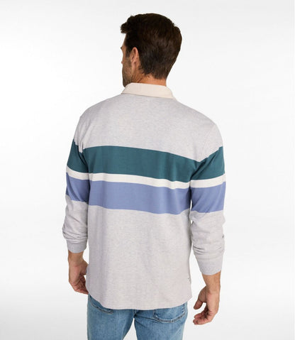 Men's Bean's Vintage Soft Rugby, Chest Stripe L.L.Bean Value