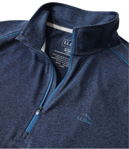 Men's Bean's Access Trail Tee, Quarter-Zip L.L.Bean New