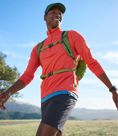 Men's Bean's Access Trail Tee, Quarter-Zip L.L.Bean New