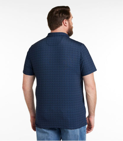 Men's Comfort Stretch Performance® Party Polo, Slightly Fitted, Short-Sleeve, Print L.L.Bean Classic