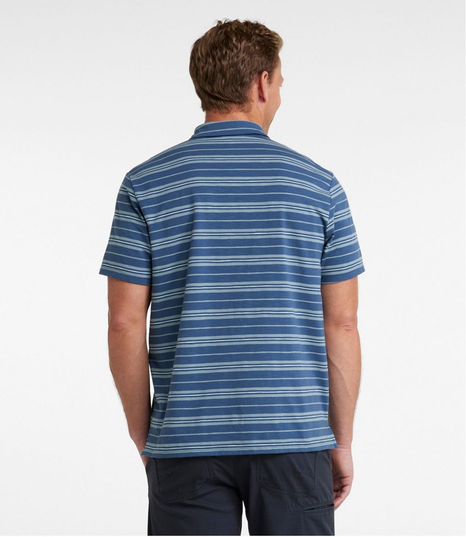 Men's Lakewashed Performance Polo, Short-Sleeve, Stripe L.L.Bean Popular