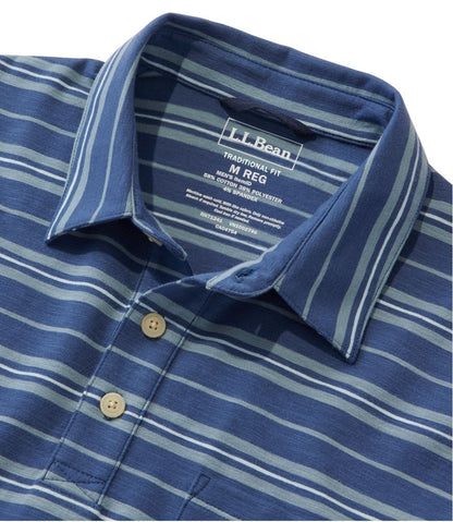 Men's Lakewashed Performance Polo, Short-Sleeve, Stripe L.L.Bean Popular