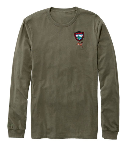 Men's MIF&W Tee, Long-Sleeve White-Tailed Deer L.L.Bean Classic