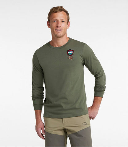 Men's MIF&W Tee, Long-Sleeve White-Tailed Deer L.L.Bean Classic