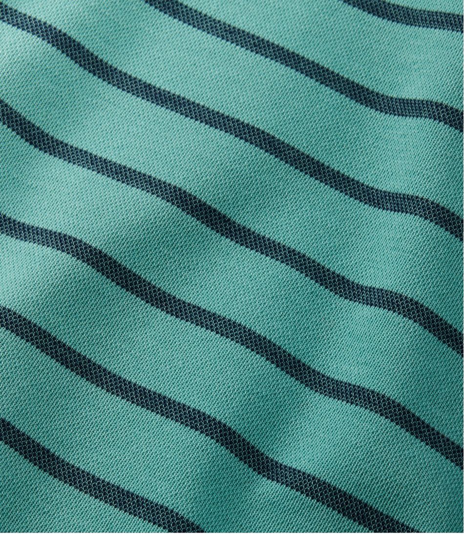 Men's Comfort Stretch Performance® Polo, Short-Sleeve, Slightly Fitted, Stripe L.L.Bean Essential