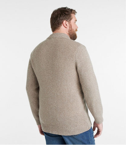 Men's L.L.Bean Classic Ragg Wool Sweater, Henley L.L.Bean Recommended