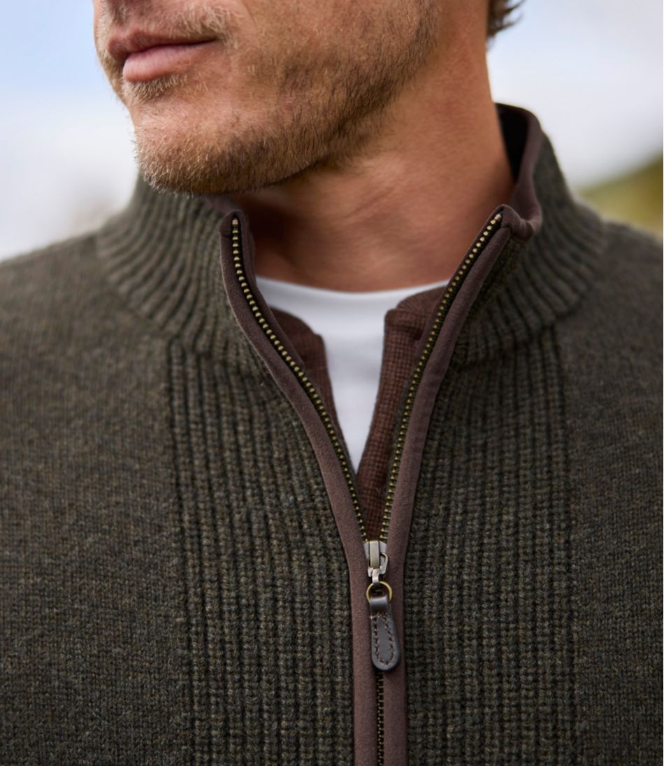 Men's Waterfowl Sweater, Full Zip L.L.Bean Premium