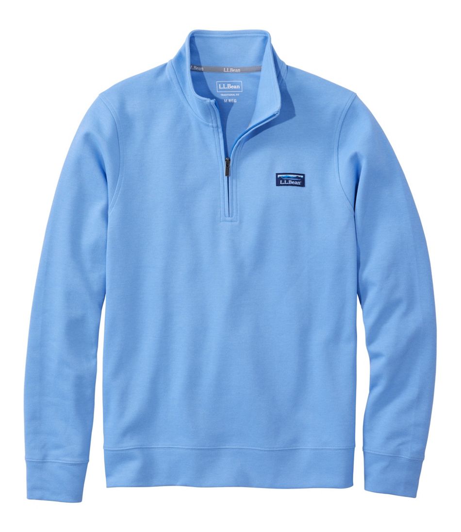 Men's Comfort Stretch Performance® Piqué, Quarter-Zip Pullover L.L.Bean Trending