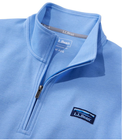 Men's Comfort Stretch Performance® Piqué, Quarter-Zip Pullover L.L.Bean Trending