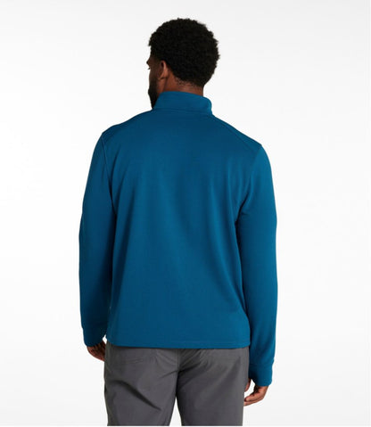 Men's VentureStretch Ottoman-Rib Pullover, Quarter-Zip L.L.Bean Essential