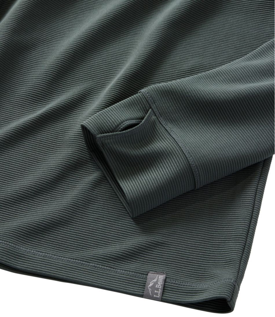 Men's VentureStretch Ottoman-Rib Pullover, Quarter-Zip L.L.Bean Essential