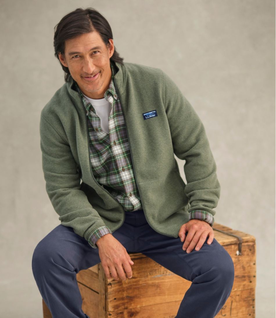 Men's Lakewashed Double-Knit Full-Zip L.L.Bean Recommended