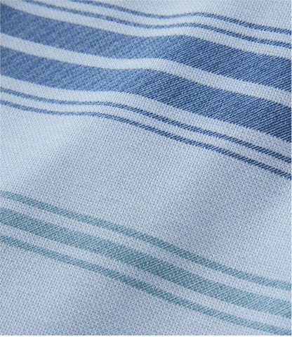 Men's Comfort Stretch Performance® Piqué, Quarter-Zip Pullover, Stripe L.L.Bean Value