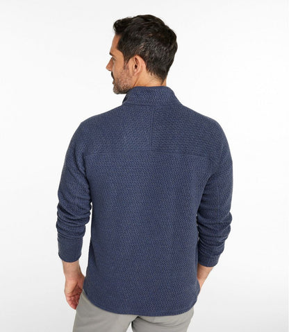 Men's Ridgeknit Pullover, Quarter-Zip L.L.Bean New
