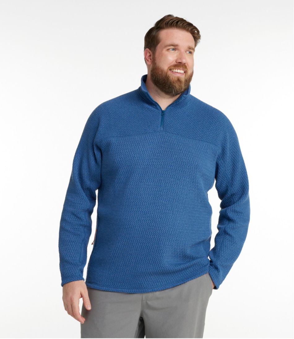 Men's Ridgeknit Pullover, Quarter-Zip L.L.Bean New