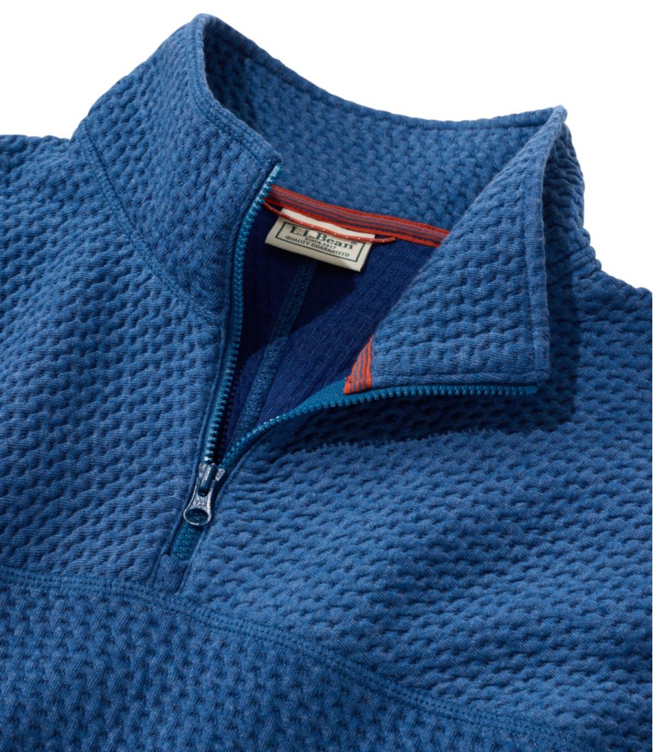 Men's Ridgeknit Pullover, Quarter-Zip L.L.Bean New